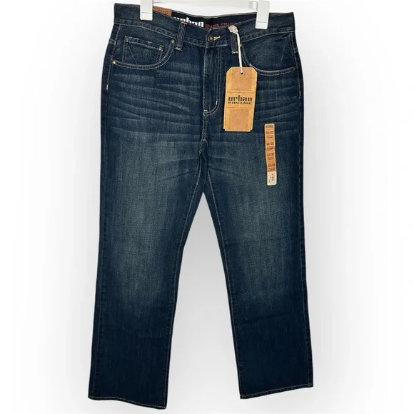Urban Pipeline Men's Blue Jeans - Picture 2 of 7